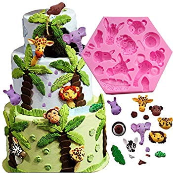 Baby 3D Animal Silicone Fondant Chocolate Mould Cake Decor Icing Sugarcraft Mold Baby 3D Animal Silicone Fondant Chocolate Mould Cake Decor Icing Sugarcraft Mold